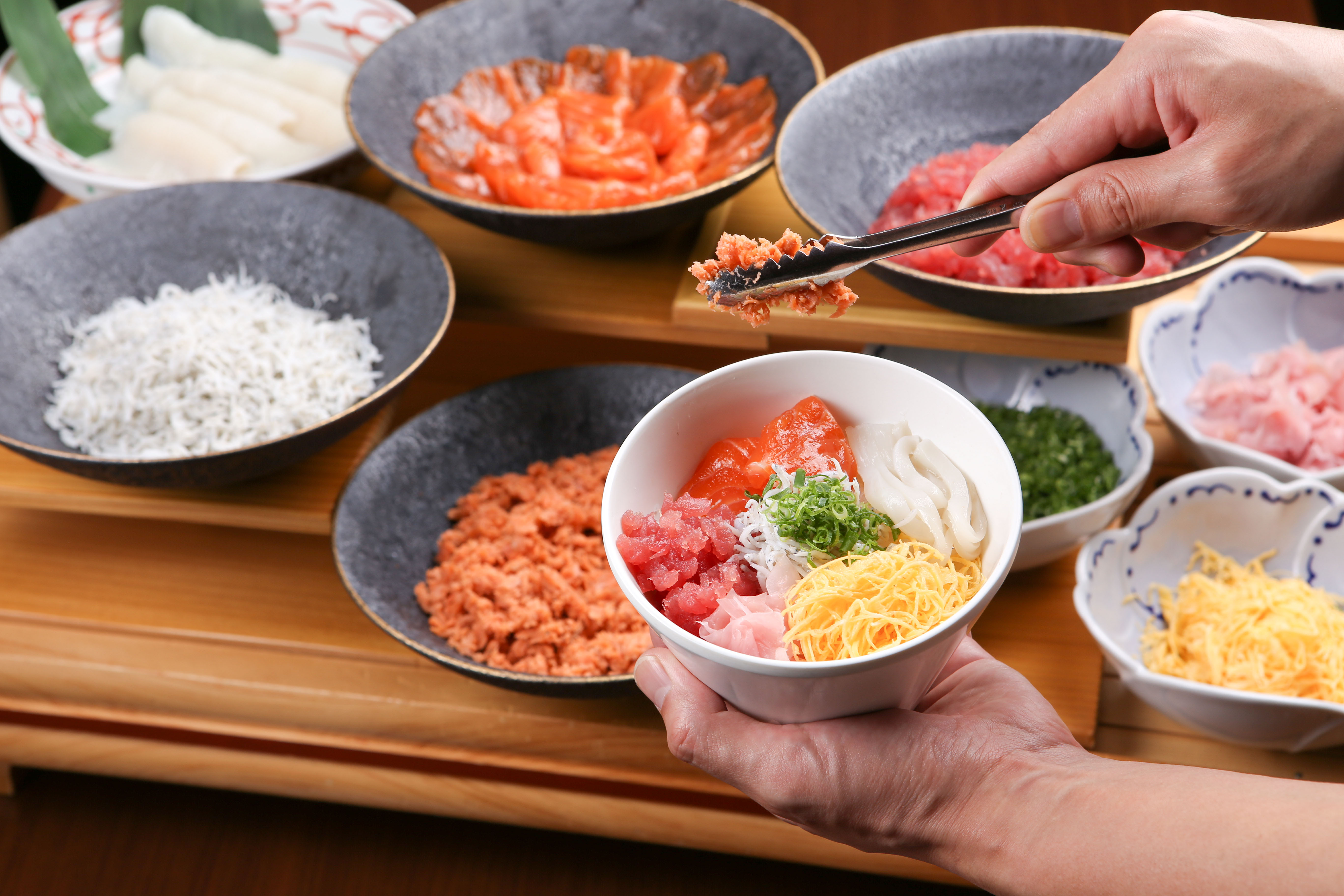 <p>贅沢！海鮮のっけ丼</p>