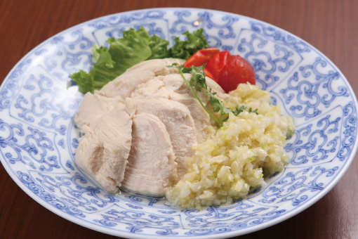<p>美味鳥のねぎソースがけ</p>