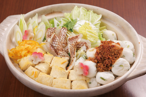 <p>【3月】鯛だし醤油麹鍋</p>