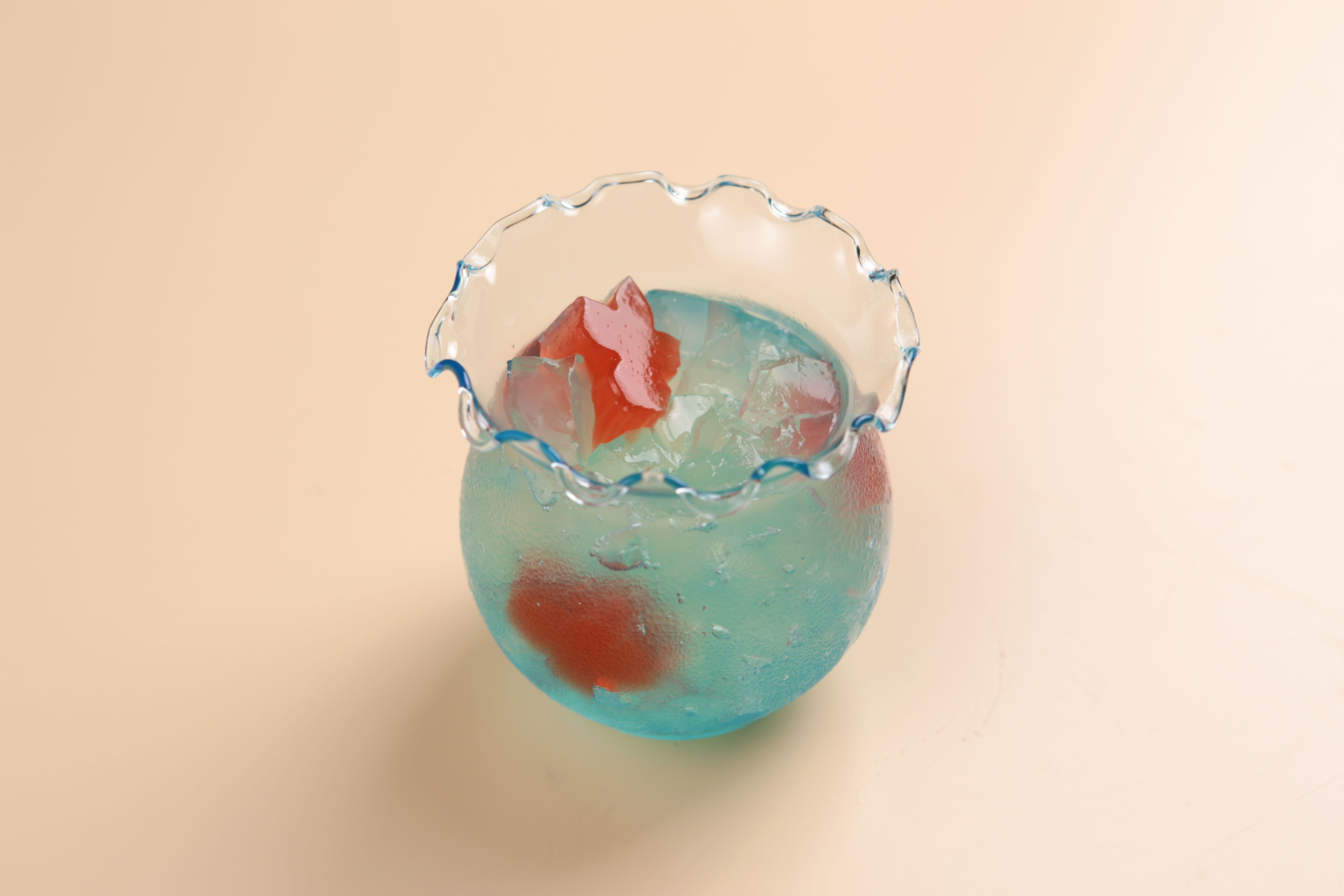 <p>金魚鉢ゼリー</p>